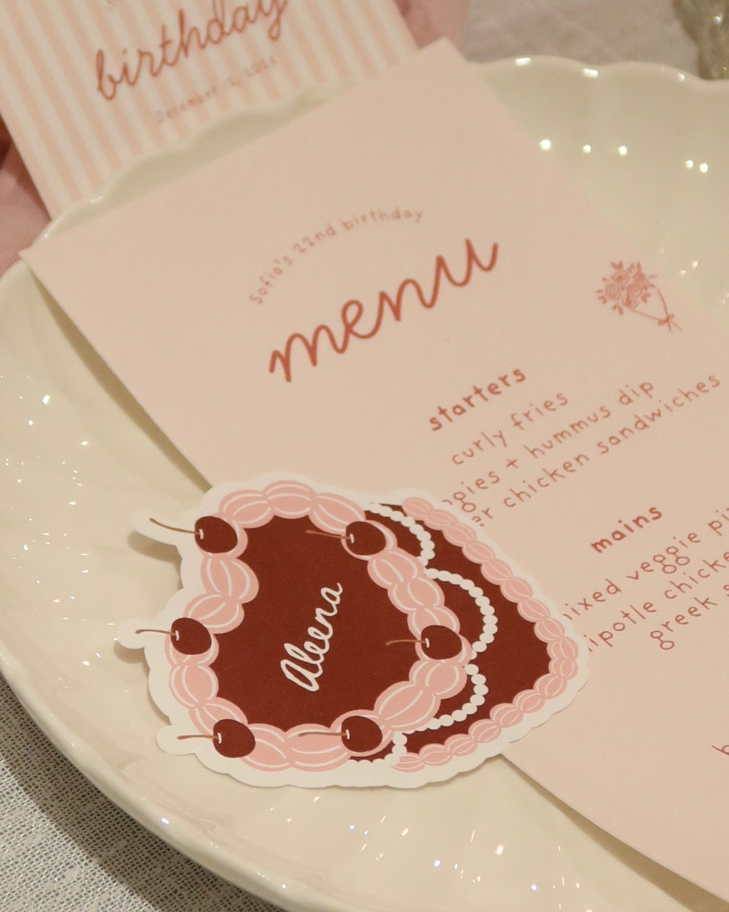 Menu Cards